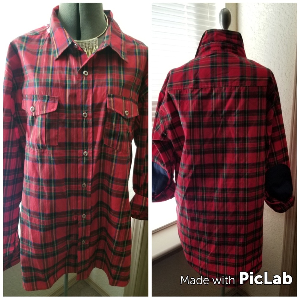 Men's FWRD Denim & Co. Red Shirt